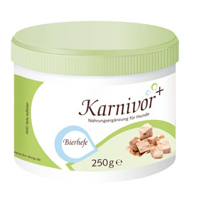karnivor plus hundefutter ergänzung bierhefe