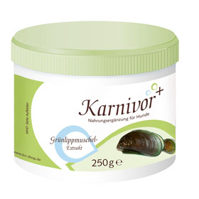 karnivor plus hundefutter ergänzung grünlippmuschel