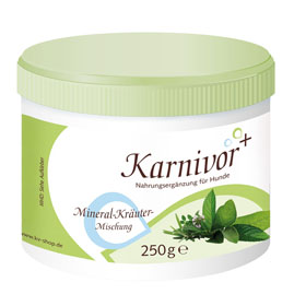 karnivor plus hundefutter ergänzung mineral kräuter mischung