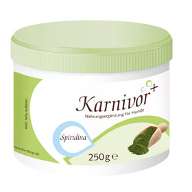 karnivor plus hundefutter ergänzung spirulina